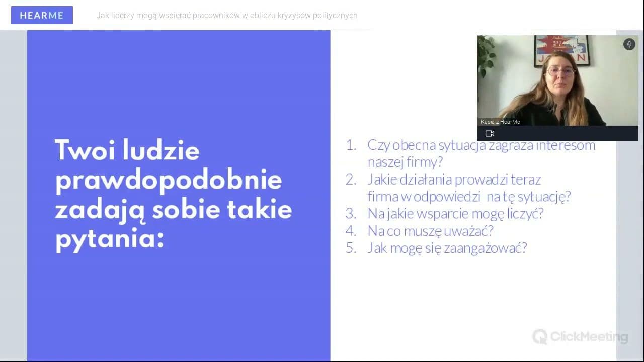 Jak liderzy mogą wspierać pracowników w obliczu kryzysów politycznych