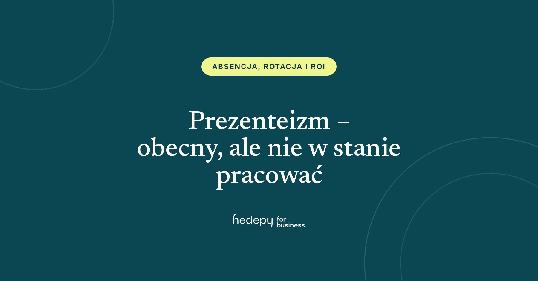 Prezenteizm w pracy – pracownik jest dostępny, ale tak naprawdę nie jest w stanie pracować